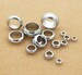 Stainless Large Hole Spacer Beads Surgical Steel Grey Silver Tone for Necklace Bracelet Findings Jewelry Supplies Bulk Lot 2 2.5 3 4 5 6 8mm 