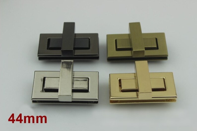 Rectangle Twist Turn Lock 32 44 50mm Charm Organizer Luggage | Etsy