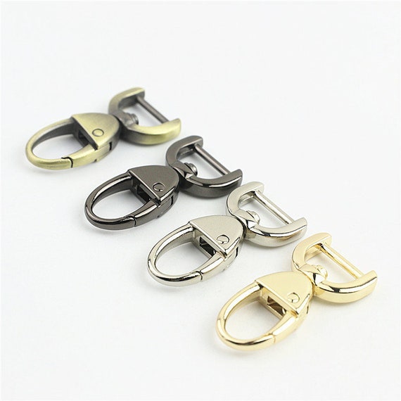 Swivel Lever Snap Hook 5/8 16mm Metal Spring Push Gate Purse Clip Clasp  Heavy Duty Handbag Bag Making Replacement Hardware 