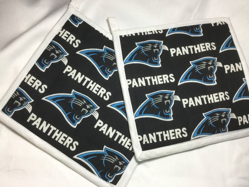 Panthers Quilted Pot Holder