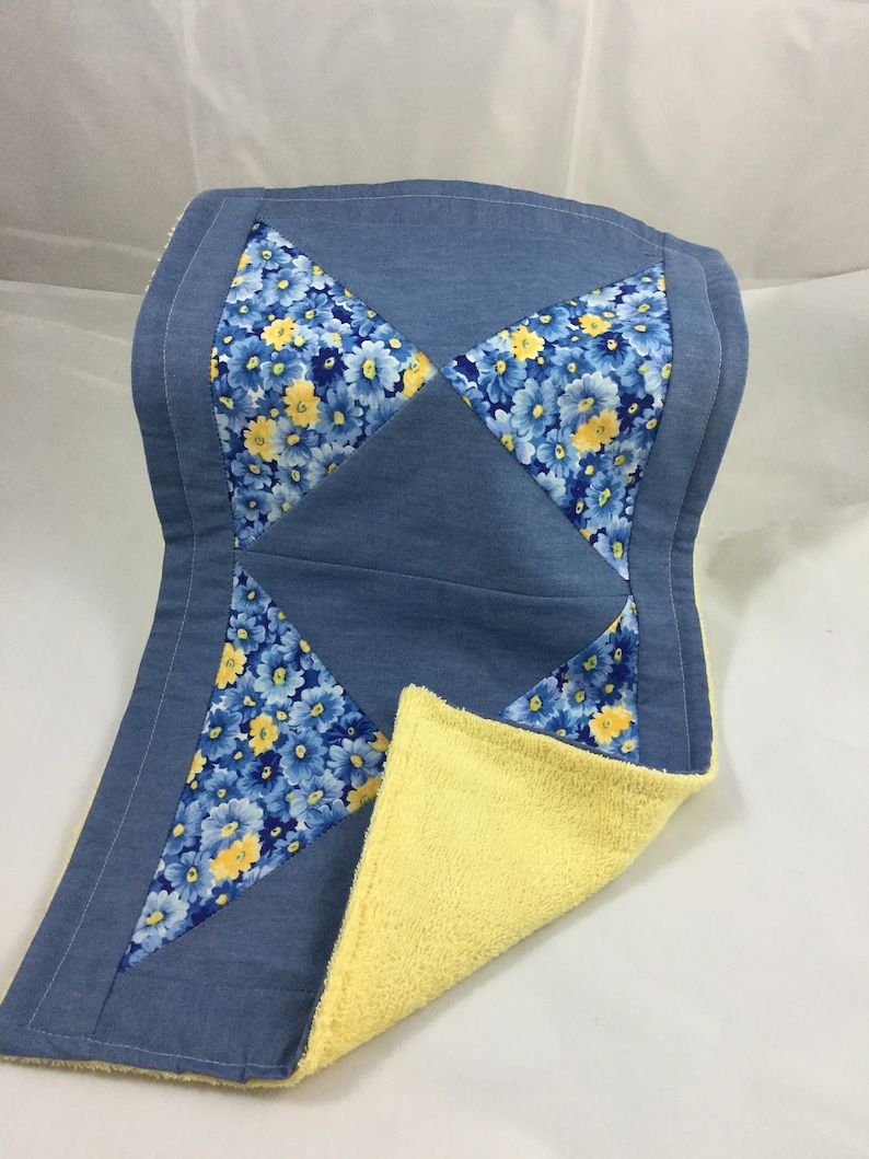 Floral Baby Burp Cloth Towel Burp Rag