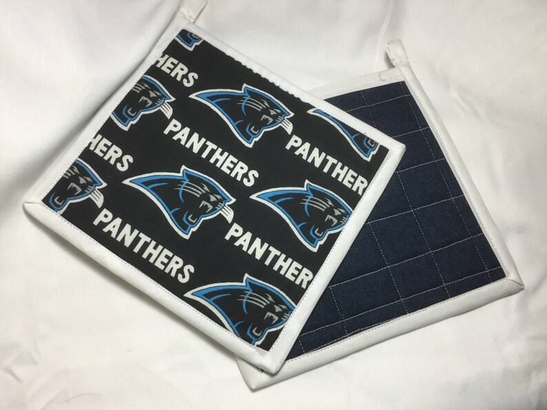 Panthers Quilted Pot Holder