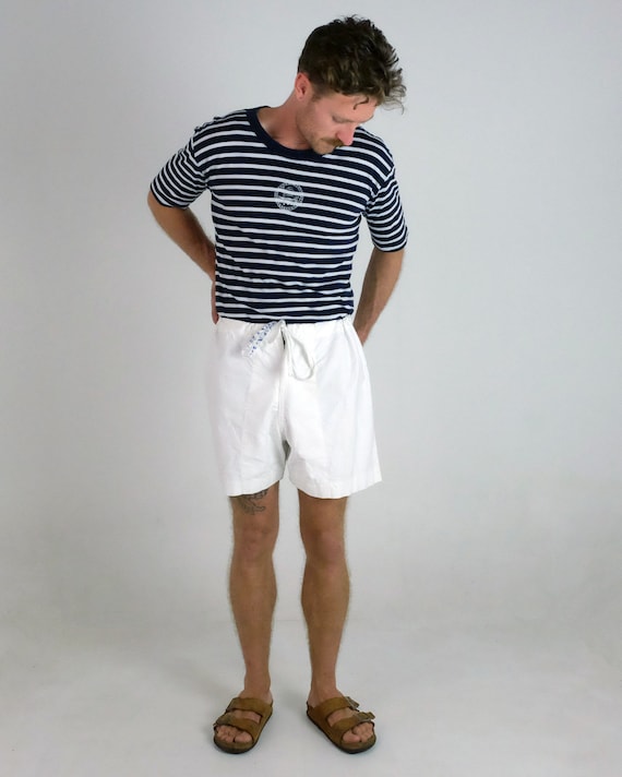 Vintage Sailor Shorts With Anchor Stamp