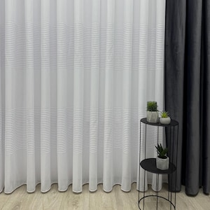 Curtains, Tulle, Window Decoration, Beautiful Tulle, Kitchen Tulle, Curtain, Drapery, Ready-Made Tulle, Curtain Set, Original Tulle