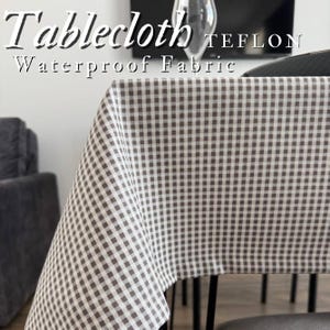 Waterdicht tafelkleed. Cottagecore-decor. Tafelopstelling. Teflon-tafelhoes Tafelkleed voor buiten Tafelzeil Tafelkleed Aangepast tafelkleeddecor