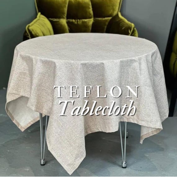 Kundenspezifische Teflon-Tischabdeckung - Perfekt für das Essen im Freien, wasserdichte Tischdecke für charmante Tischeinstellungen