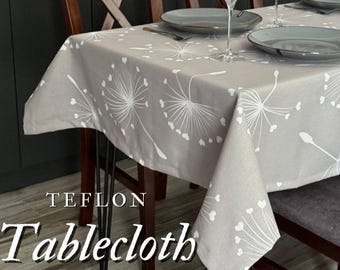 Un toque de magia elegante: mantel personalizado hecho a mano para su comedor, mantel impermeable en colores deslumbrantes.