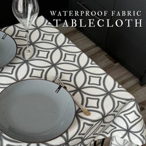 Gepersonaliseerde tafelhoes, handgemaakt met teflonwaterdichting, aangepast formaat en waterdicht, ontwerpopties, cadeaus voor vrienden