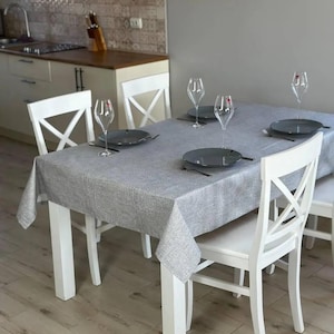 Teflon Tablecloth, Water-Repellent, Waterproof Tablecloth, Ideal Home Decor Accent, Practical Table Cover