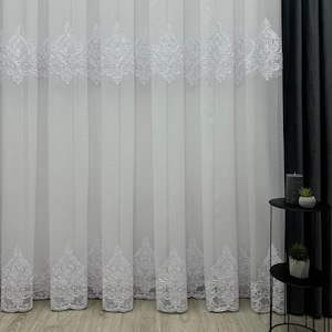 Elegant Sheer Curtain Set - Personalized Luxury for Your Living Room Decor, Window Panels for Mom, Ideal Color Palette