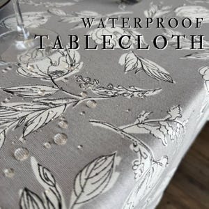 Gepersonaliseerde tafelhoes, handgemaakt met teflonwaterdichting, aangepast formaat en waterdicht, ontwerpopties, cadeaus voor vrienden