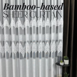 Handcrafted Sheer Window Treatments, Ideal Present, Delicate Lace Accents, Custom Drapery Sheers, Custom Bamboo-Based Sheer Curtains