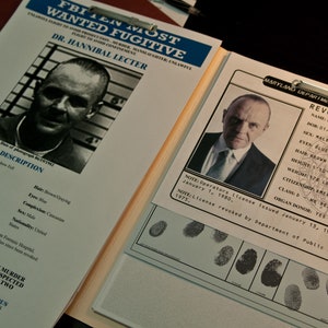 Hannibal Lecter FBI File - Digital Kit