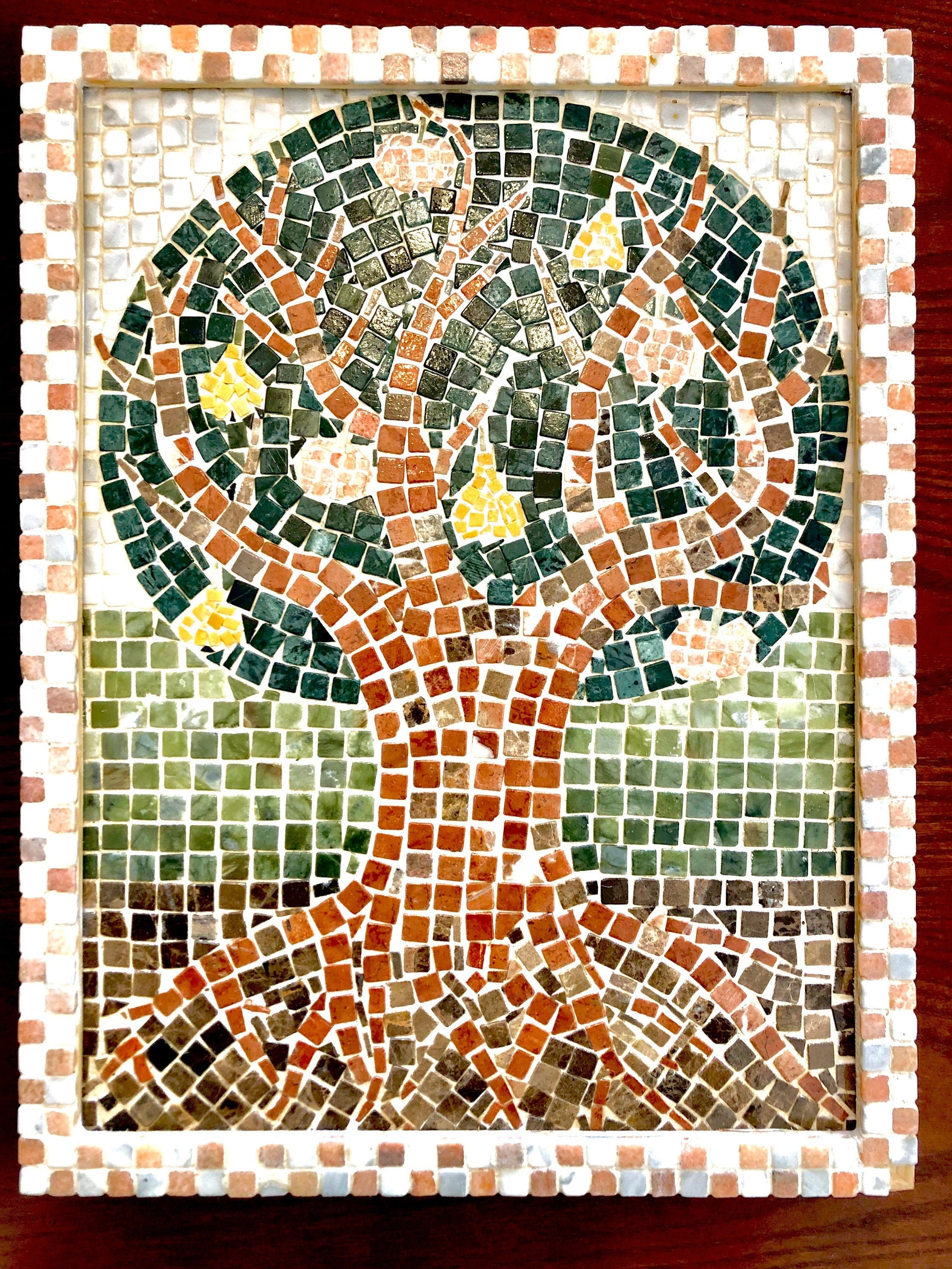 The Tree of Life Mosaic Etsy