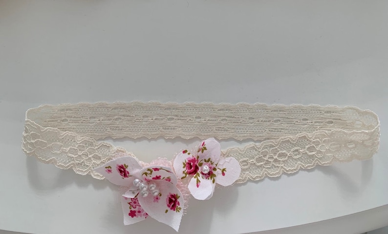 Baby headband shabby hairband