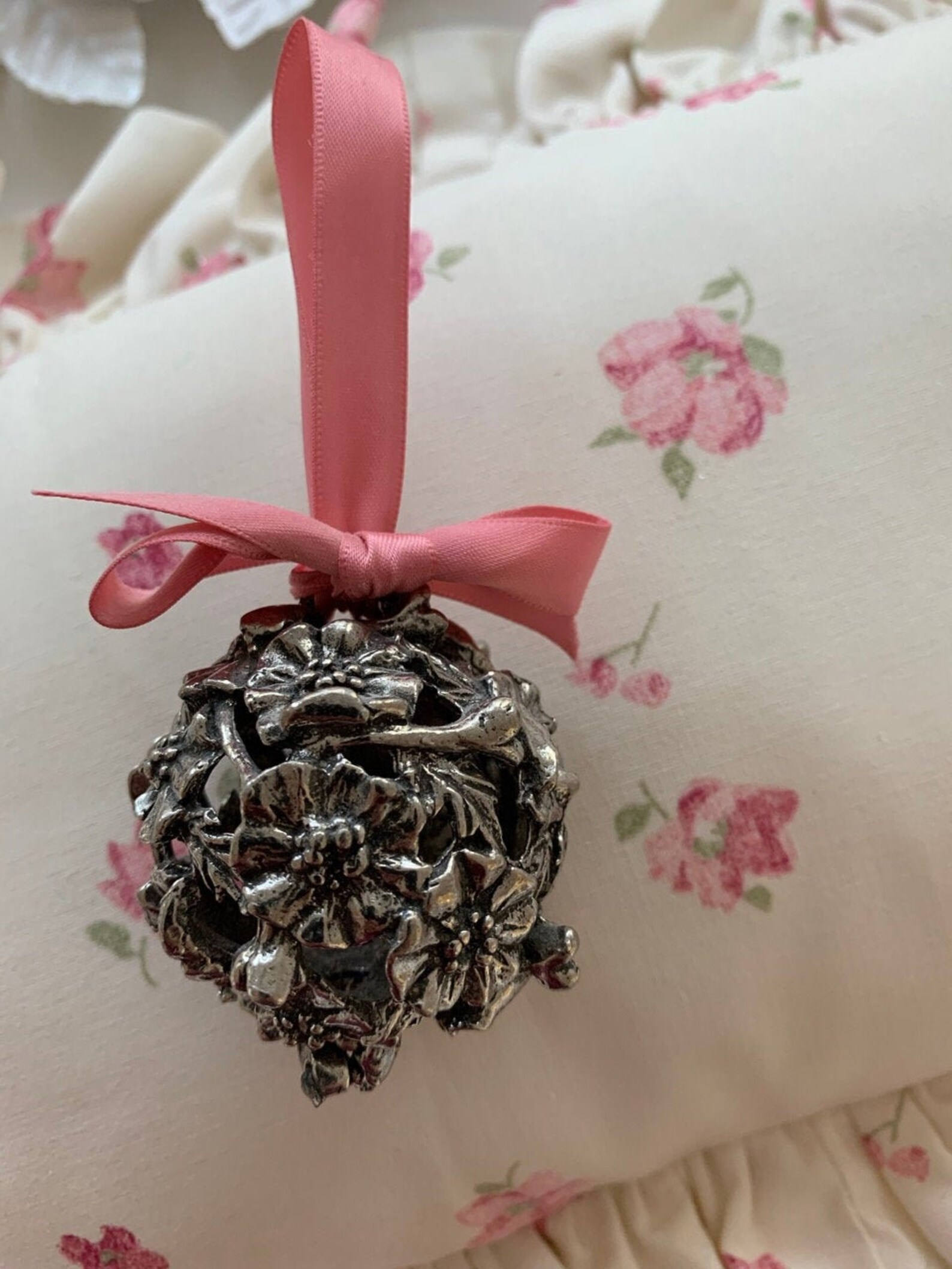 Potpourri holder silver potpourri holder shabby chic gift Etsy