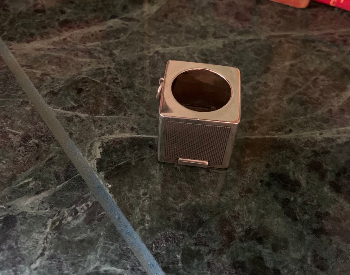 Billiard Chalk Holder Silver Chalk Holder AntIque Billiards Etsy