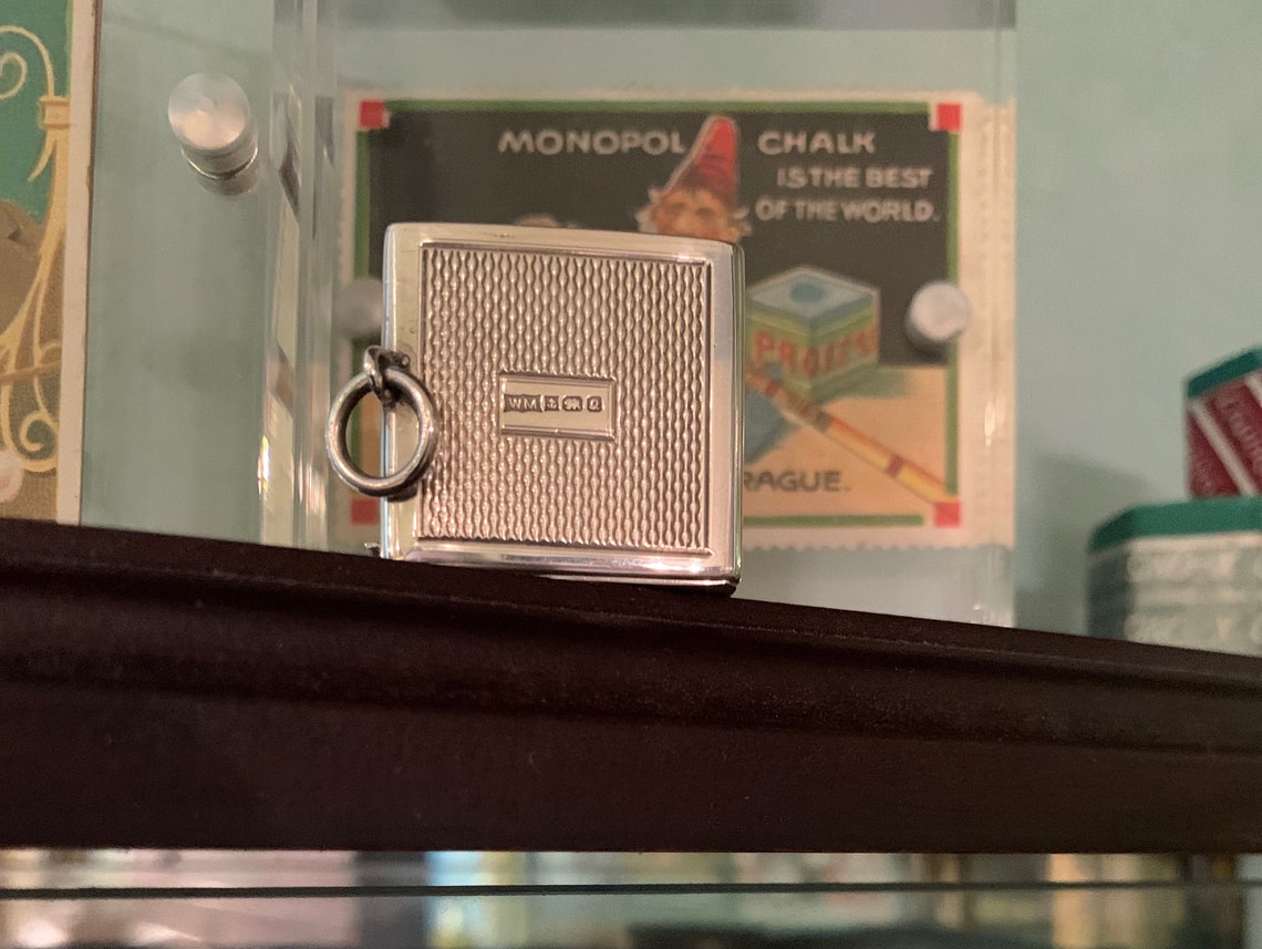 Billiard Chalk Holder Silver Chalk Holder AntIque Billiards Etsy