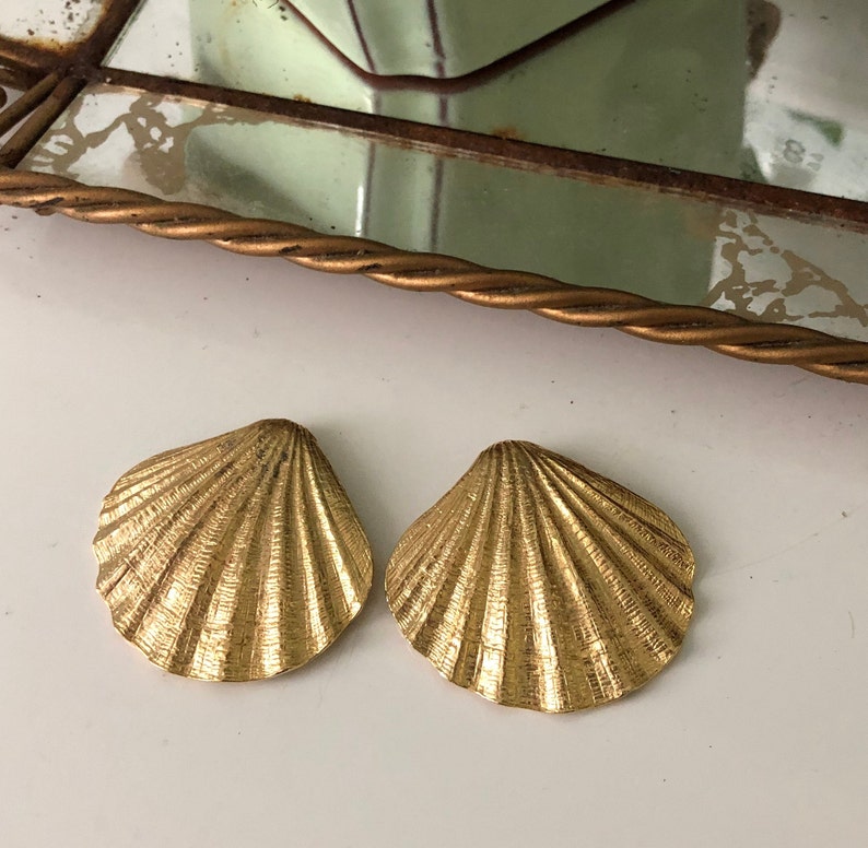 Nancy Katz Shoe Clips Gold Tone Shoe Clips Bluette Made In France