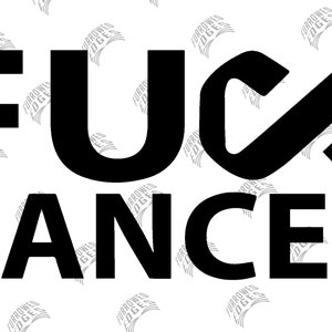 F*ck Cancer - Patron de pliage de livres découpé et plié