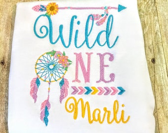 Wild One Personalized Birthday Shirt