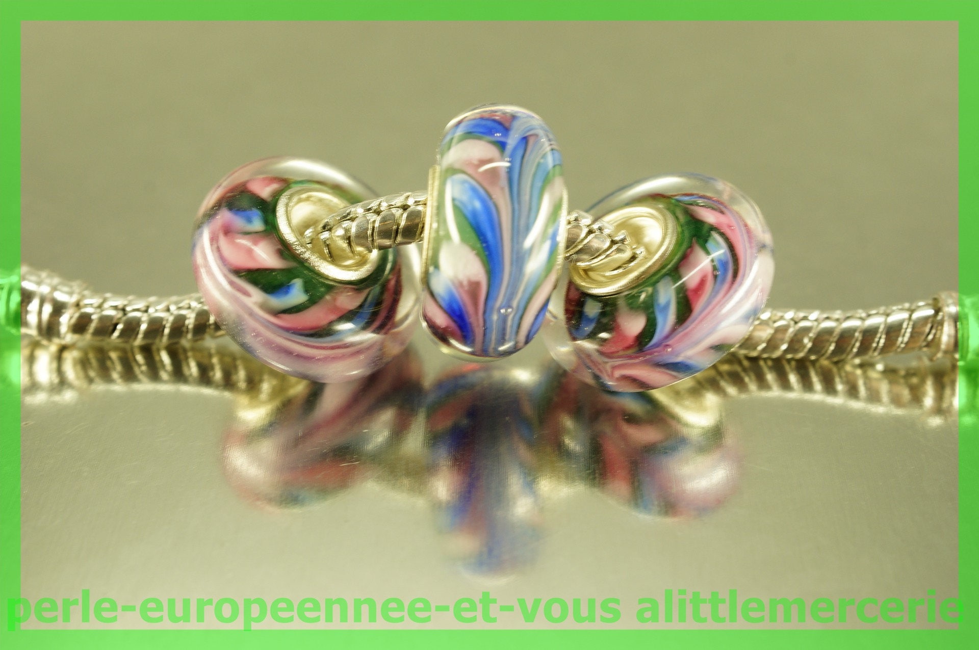 perle verre europeenne HQ348 pour bracelet collier charms perle verre europeenne europeenne europeenne HQ348 pour bracelet collier charms 2cd63a
