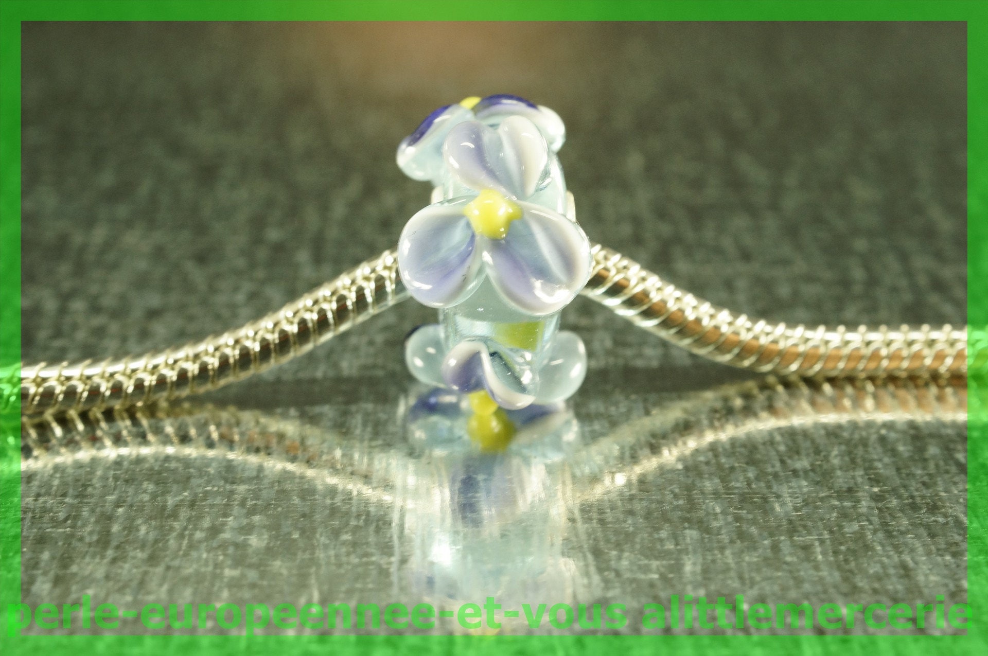 perle verre europeenne HQ21 pour bracelet collier charms perle verre europeenne HQ21 pour bracelet collier collier collier charms e1fb0d