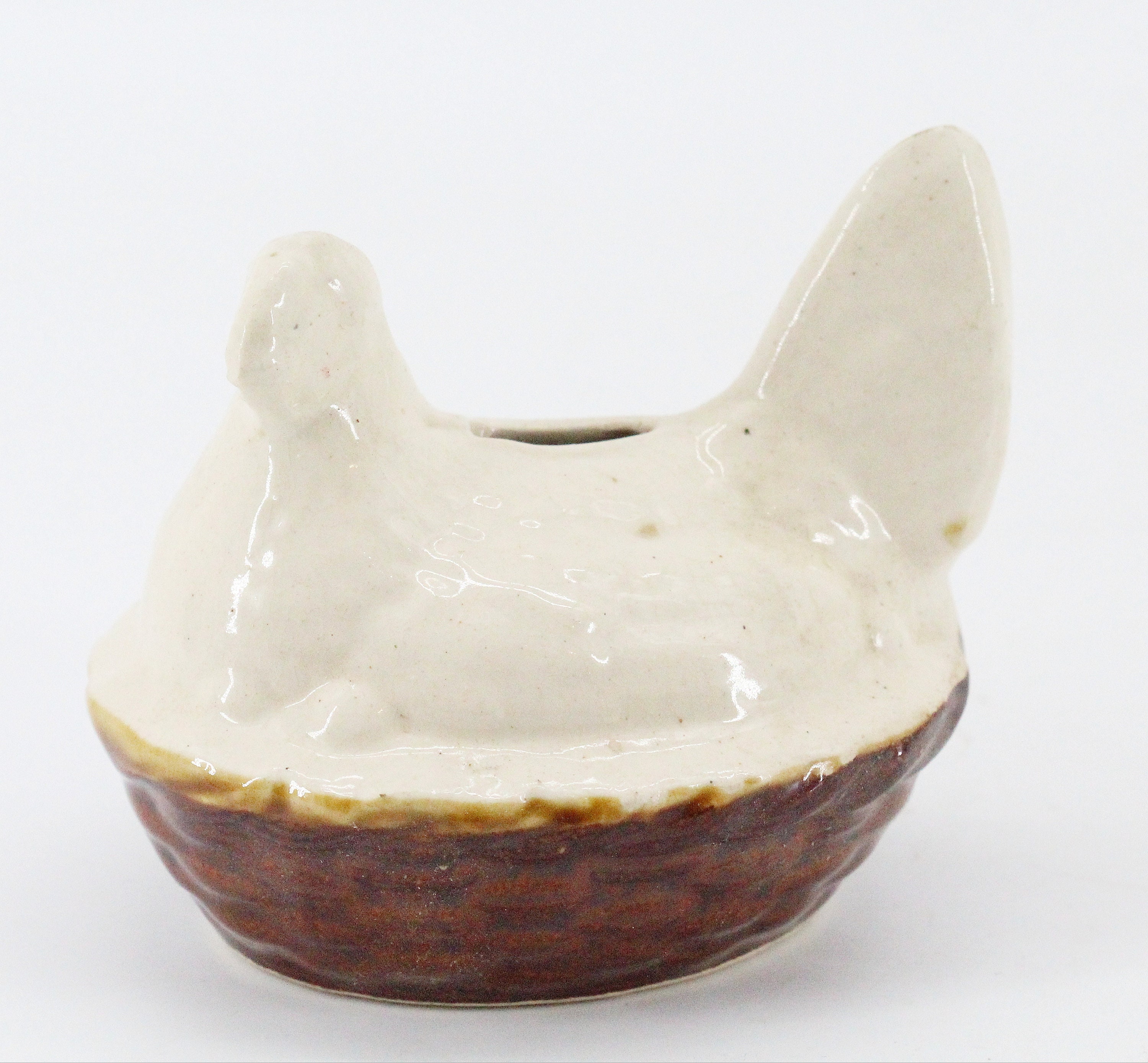 Rare Ancienne Tirelire en Forme de Poule à Casser