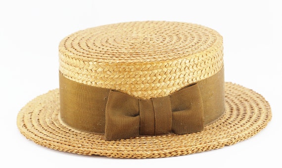 antique straw hat