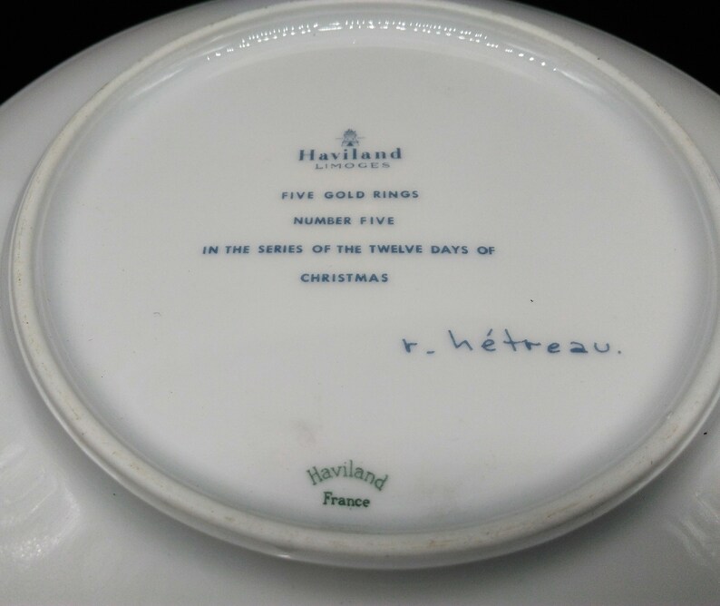 Haviland Christmas Collection Plate