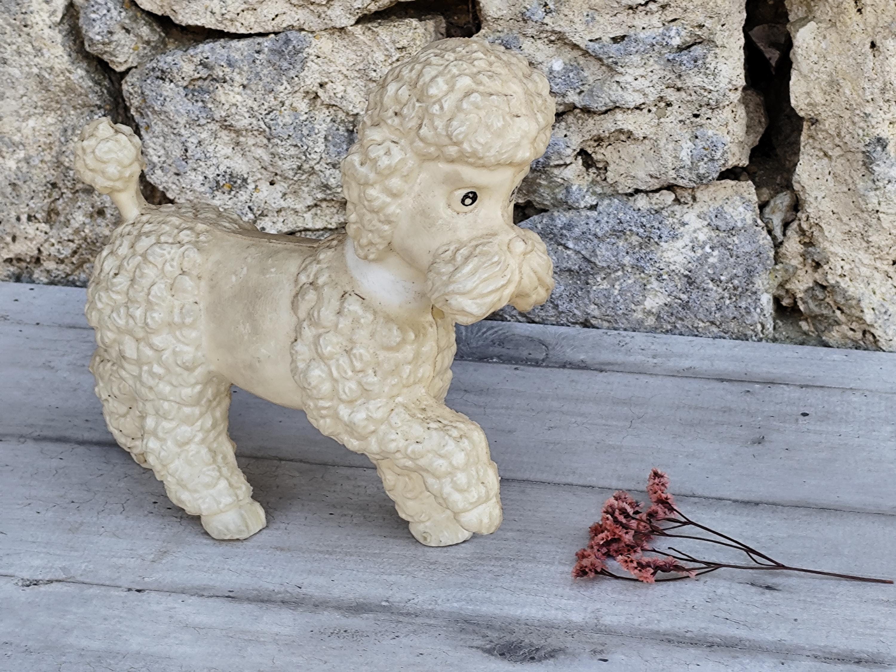 ヴィンテージの白いプードルの犬のおもちゃ - Etsy 日本