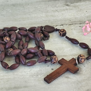 antique rosary wall