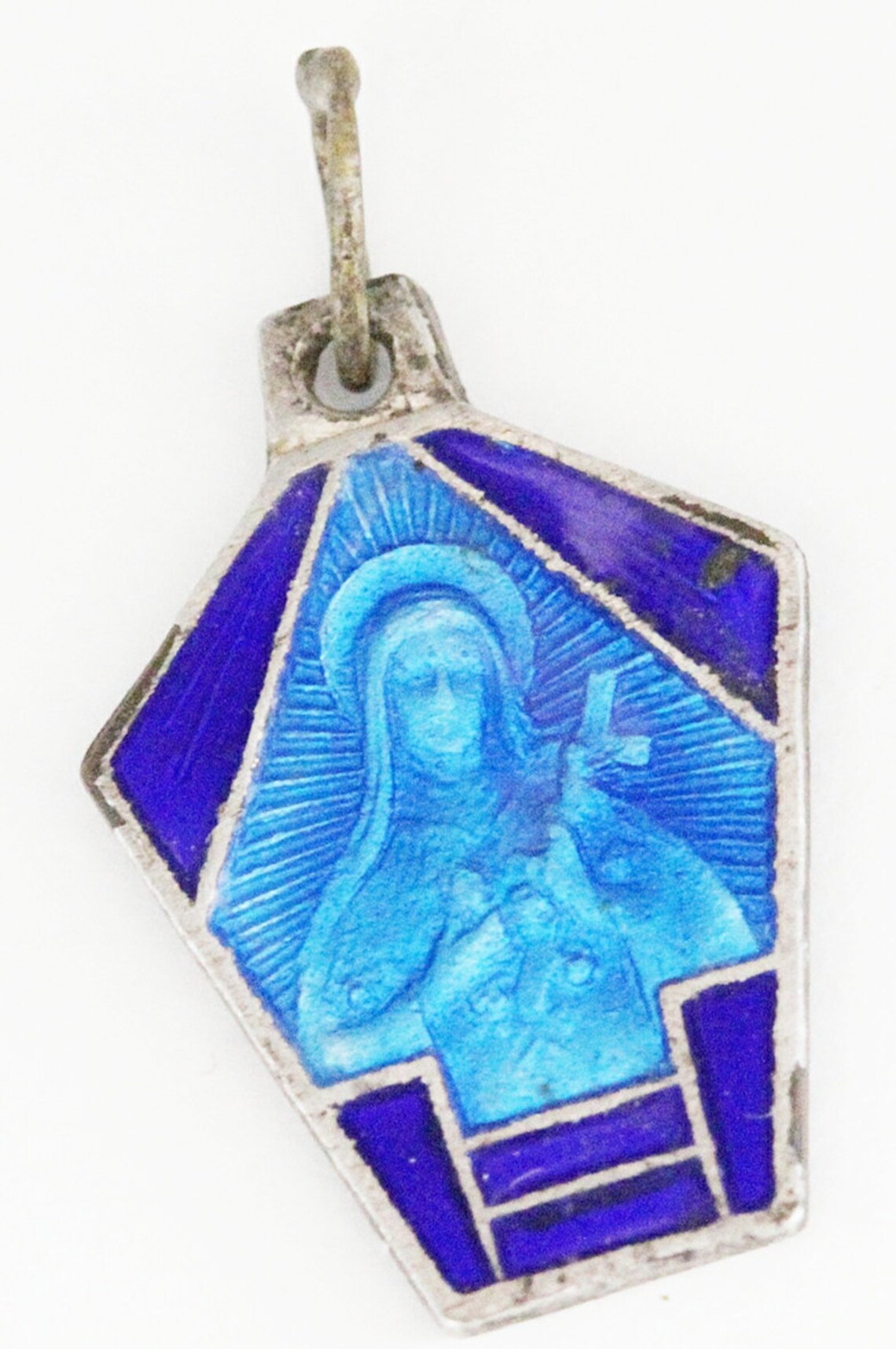 enamel religious medal image 1