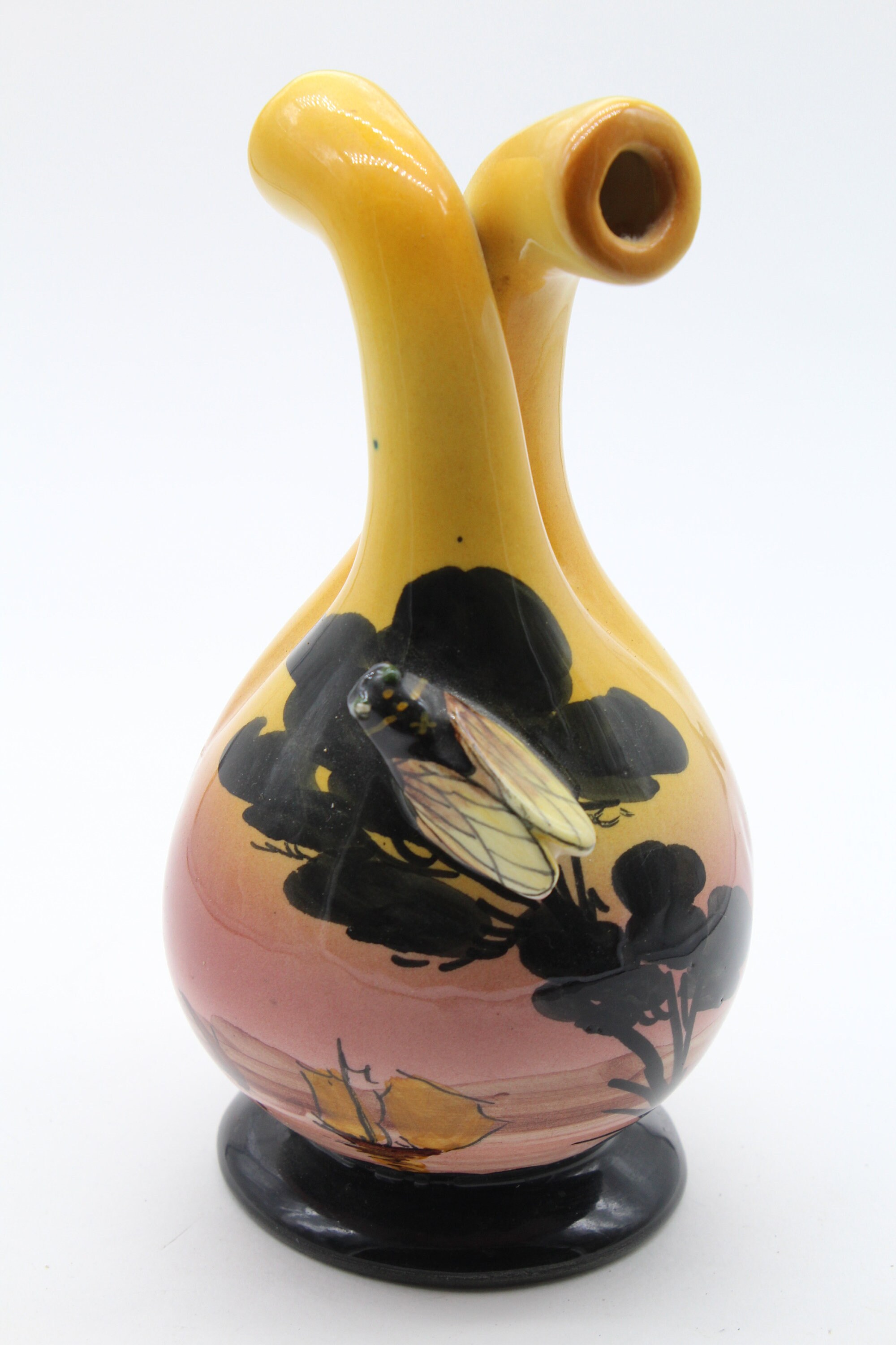 Ancien Vase Cigale Vallauris