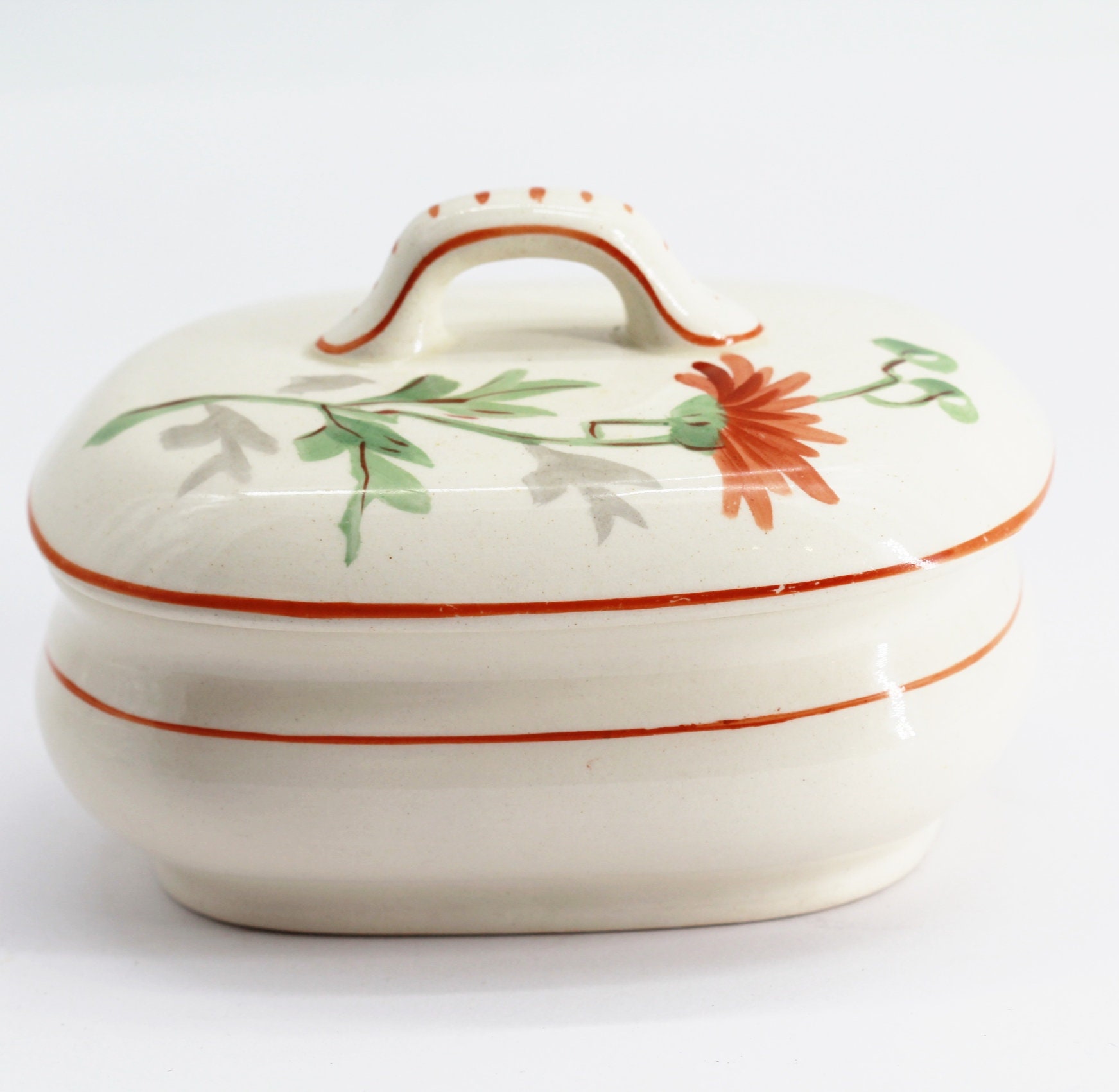 Ancien Porte Savon en Céramique