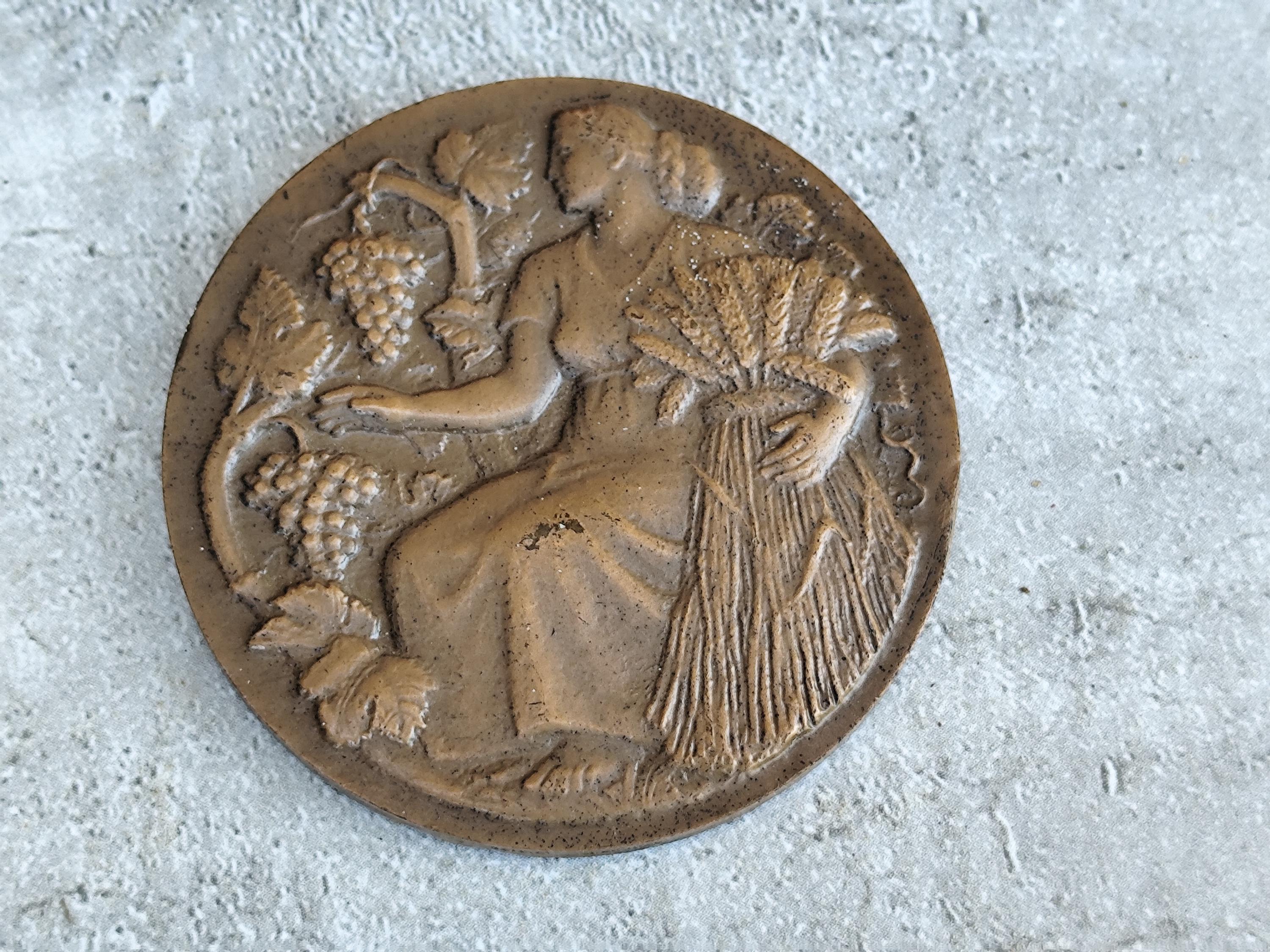 Médaille Bronze Ministère De L'Agriculture Associations Agricoles Science Labeur