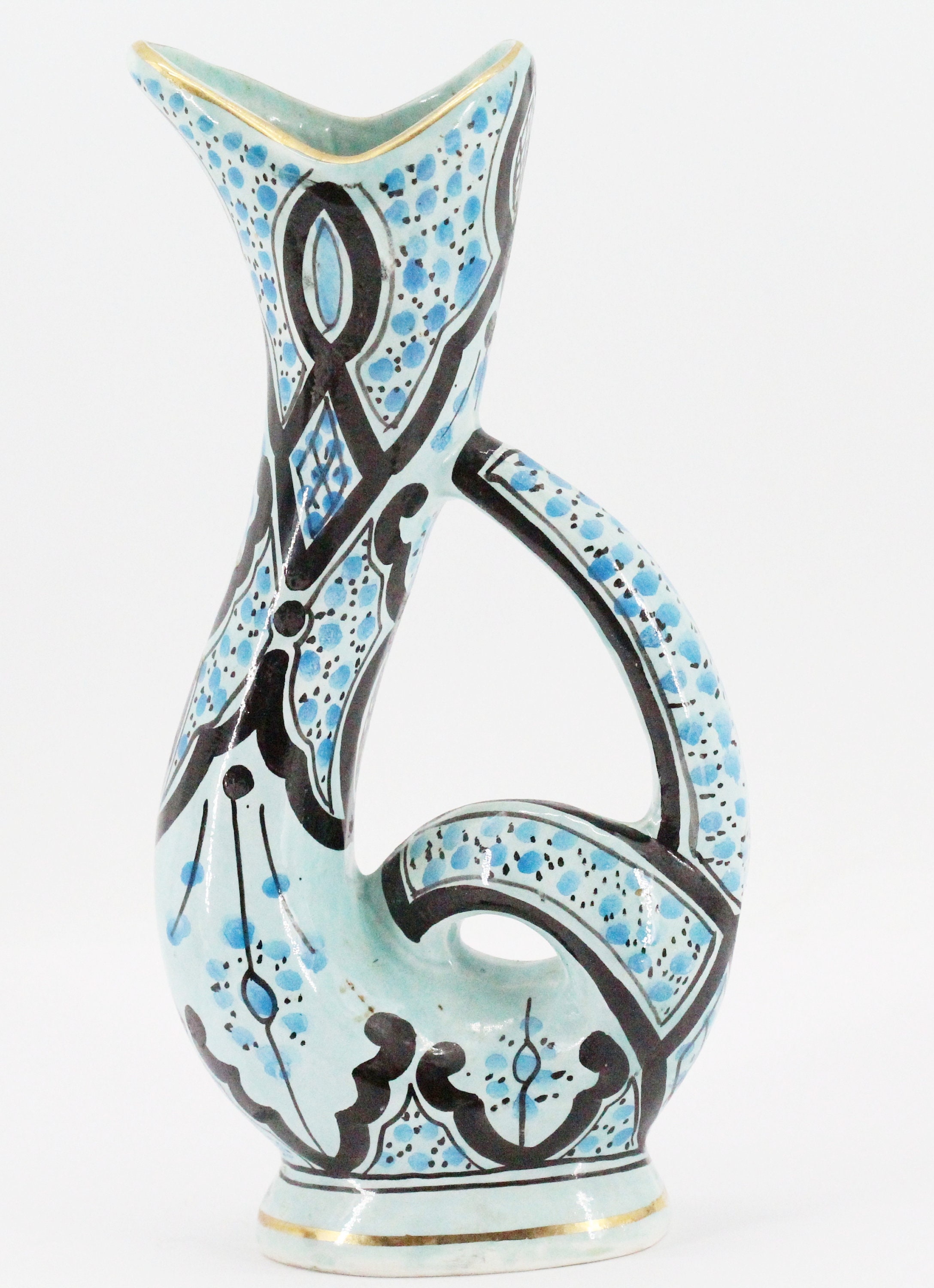 Grand Vase Tunisien en Céramique Ancien