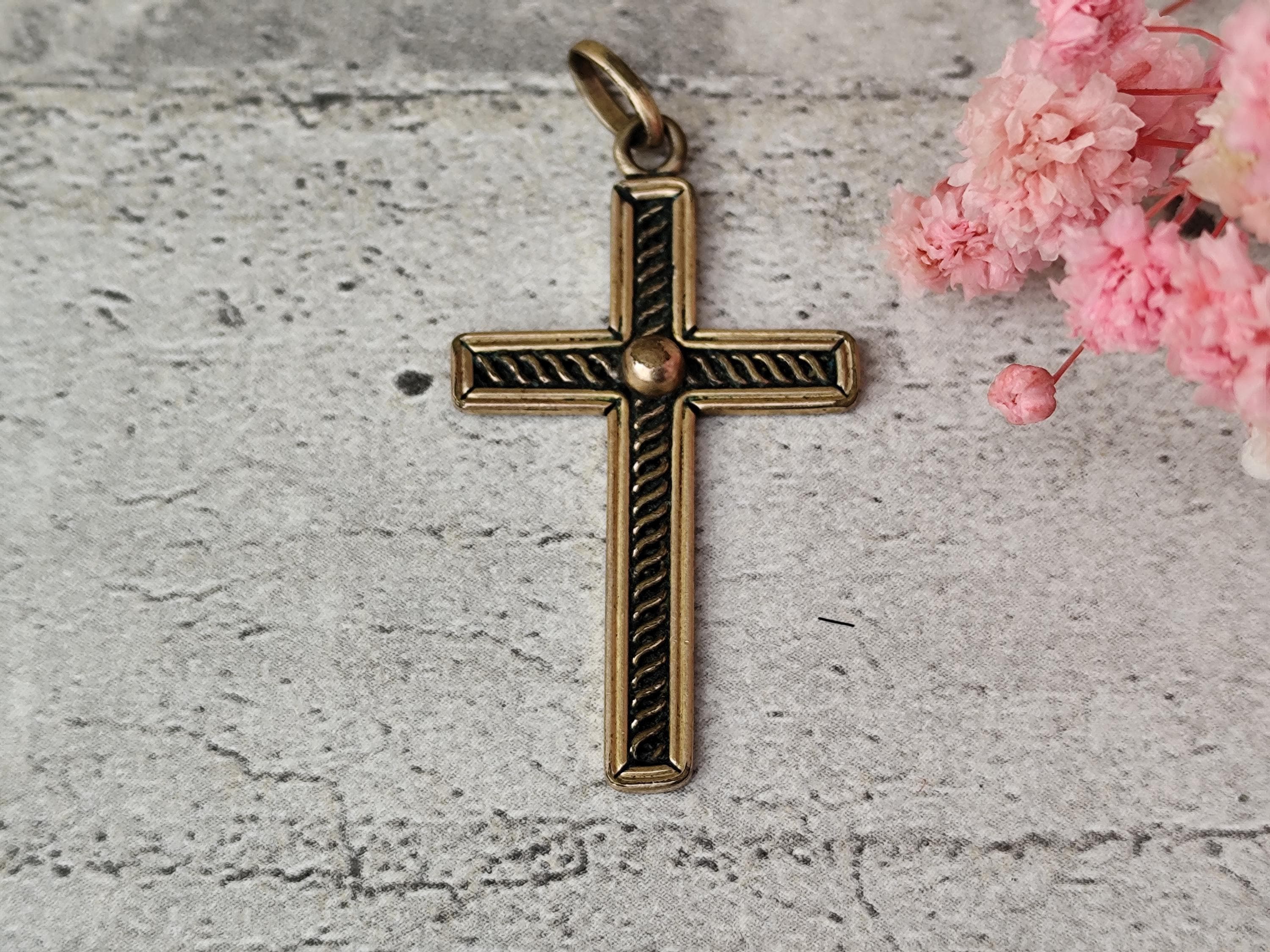 アンティーククロスペンダント - Etsy 日本