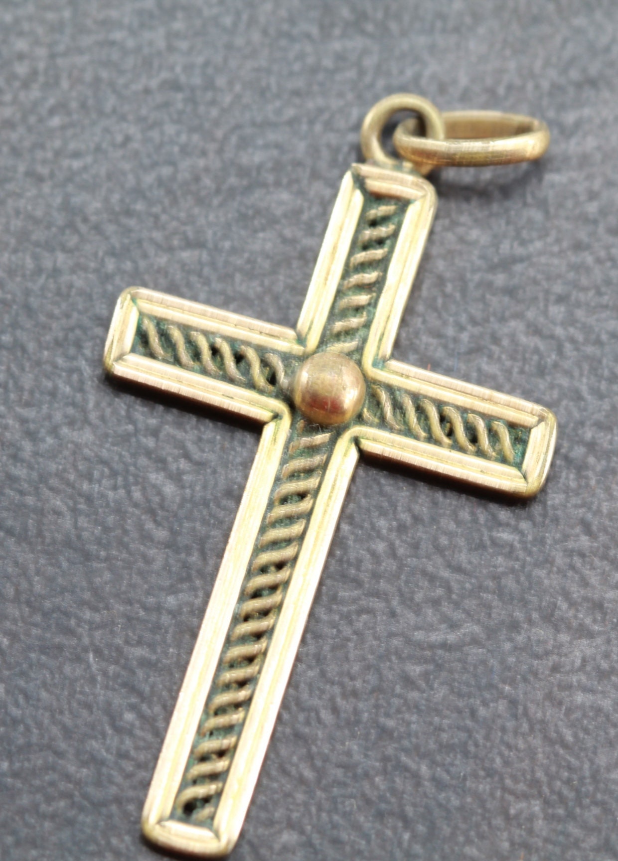 Ancien Pendentif Croix