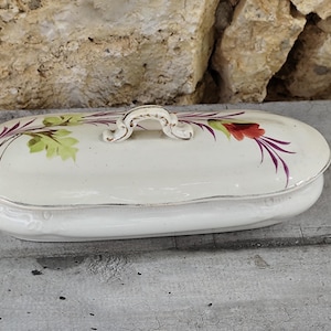 Old soap dish, comb holder