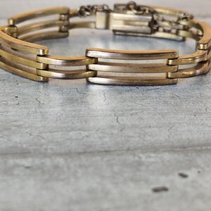 Bracelet Ethnique Vintage En Métal - Pièce Unique Authentique - Occasion