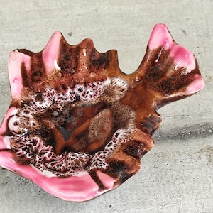 Old ceramic fish pocket emptier, Vallauris style