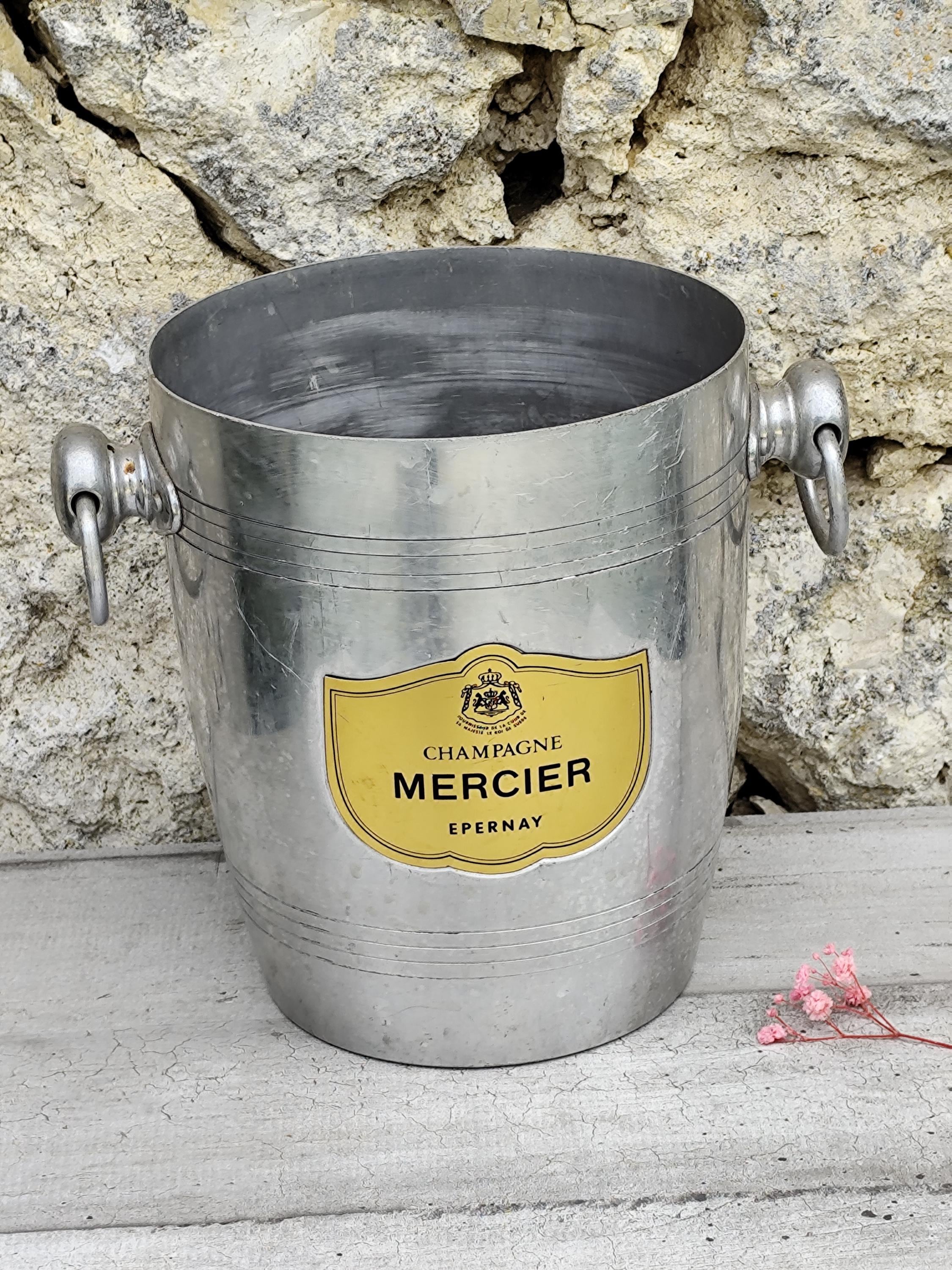 Seau à Champagne MERCIER en aluminium AGRIT France (Réf#M-026