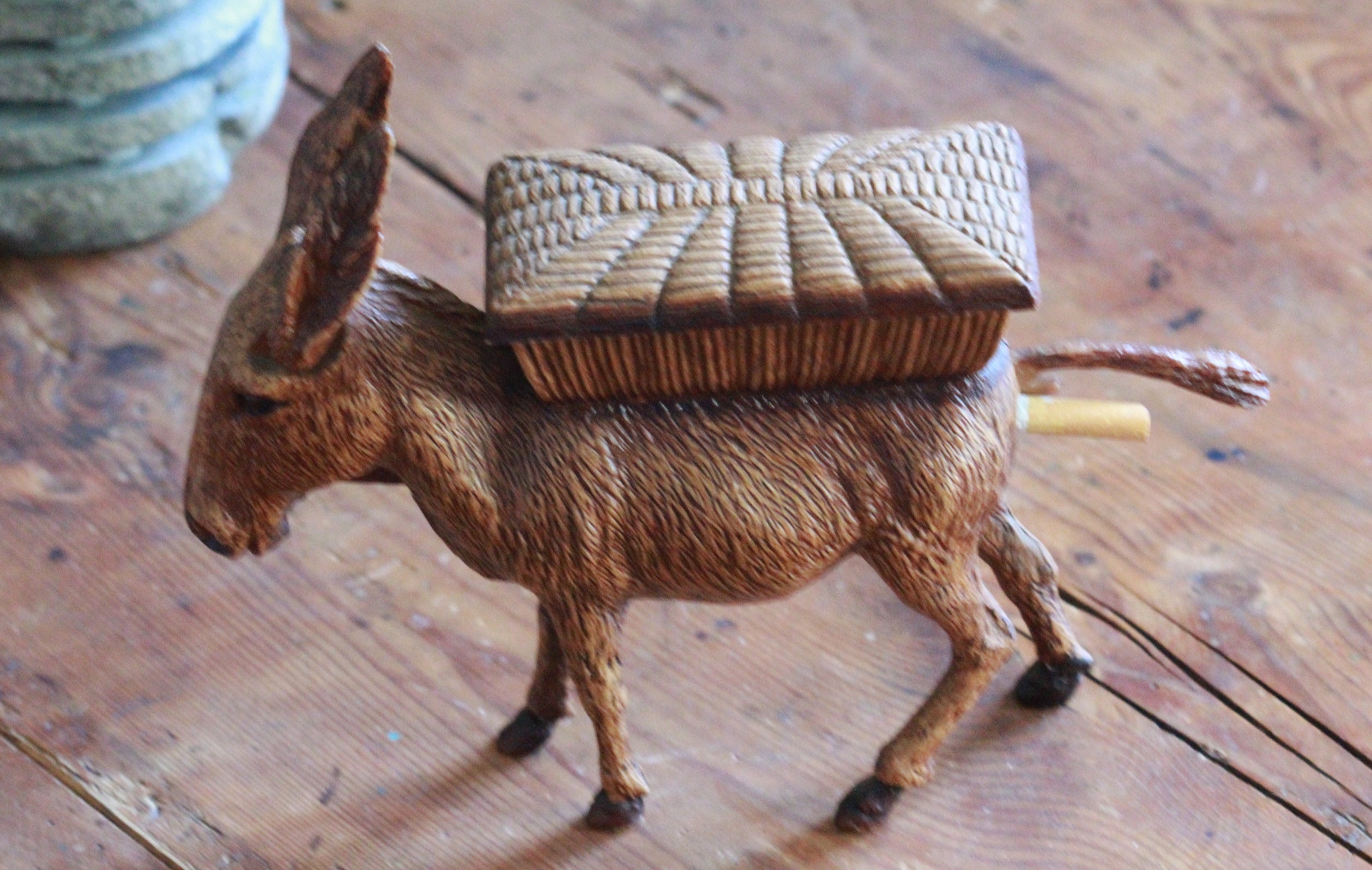 antique donkey cigarette dispenser Vintage Donkey Cigarette Dispenser