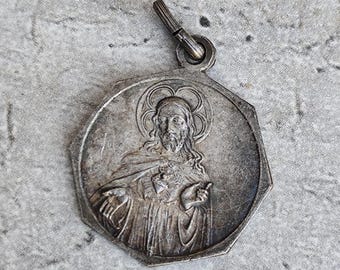 RELIGIOSA ANCIENNE MEDAILLE Religieuse Ego Sum Panis Vivus Jesus Christ