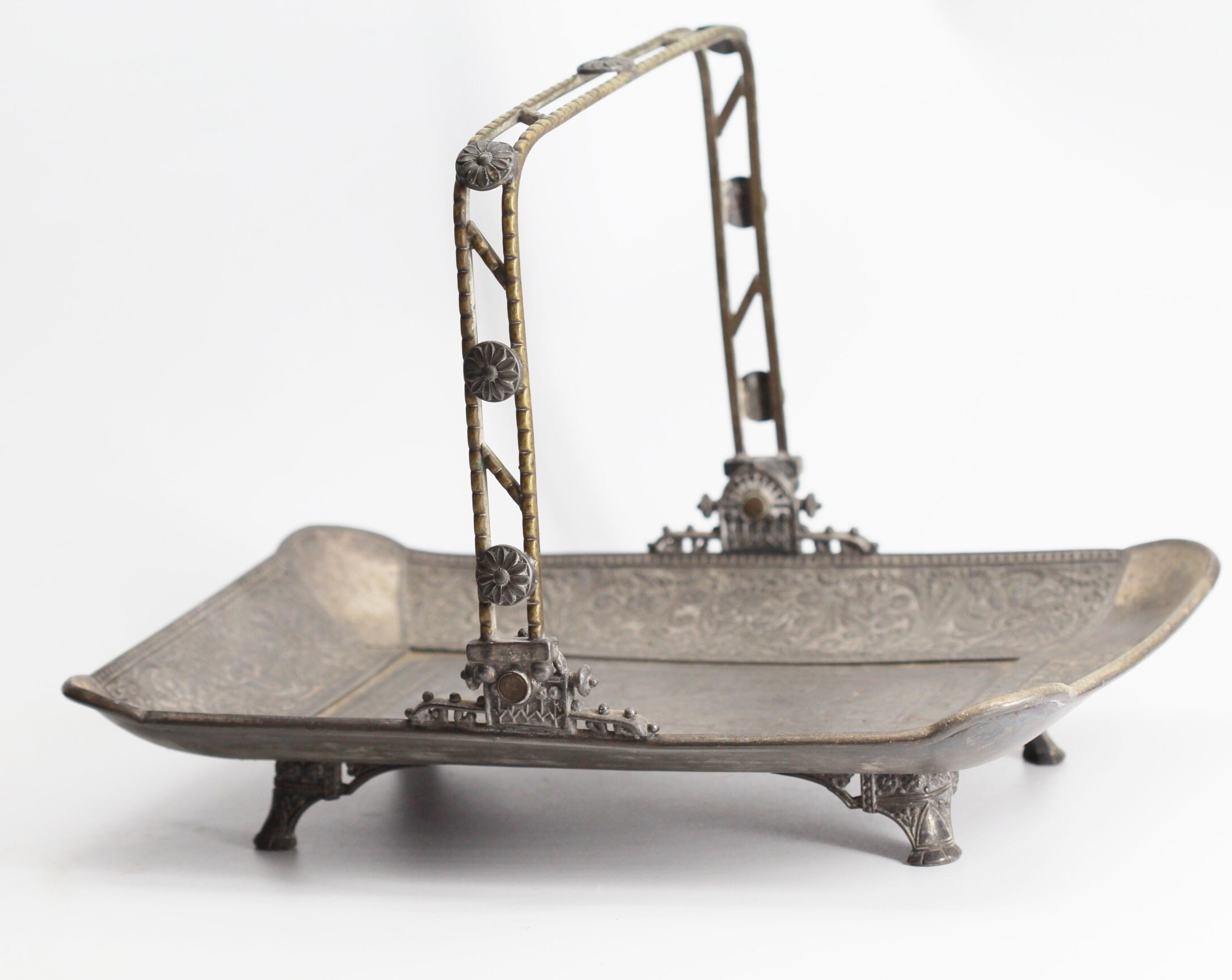 Rare Plateau à Fruits Ancien Méridien B Company Art Deco