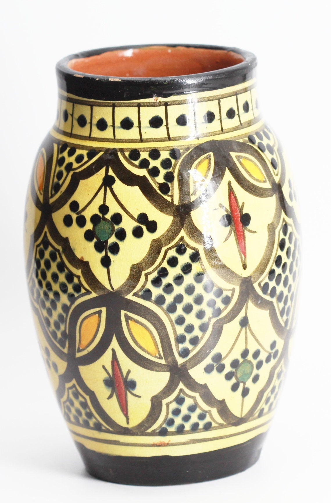 Vase Marocain en Céramique Safi