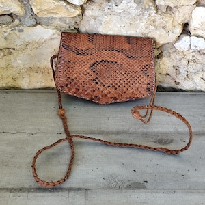 Sac vintage en serpent - L' entrepôt de k