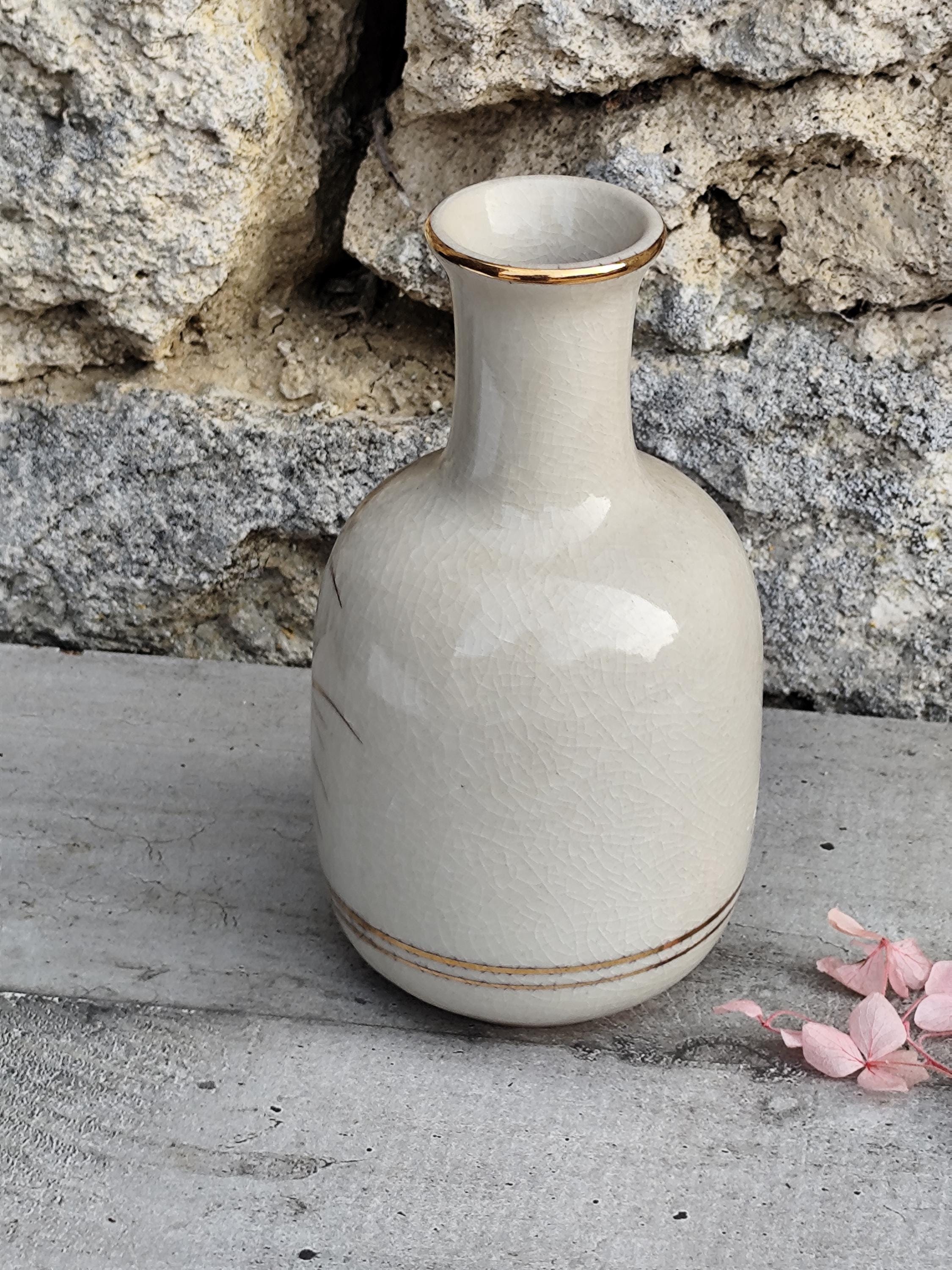 中国陶磁器の花模様の花瓶 - Etsy 日本