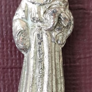Rare antique travel statue Saint anthony of padua